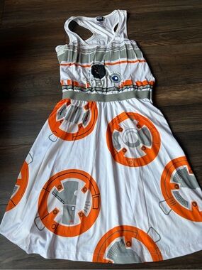 bb8 skater dress Women's BB-8 Inspired Skater Dress